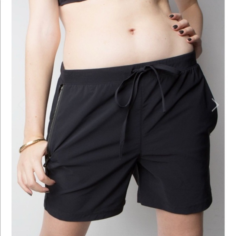 Black Malia Mills Swim Trunks
